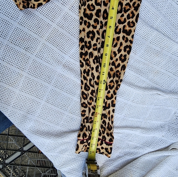 Bebe Leopard Bling Pajamas XL - Picture 10 of 15